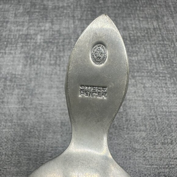 Vintage Pewter Scoop Stieff Williamsburg 4 ¾” Apothecary Ice Tea Sugar Caddy - Picture 3 of 10